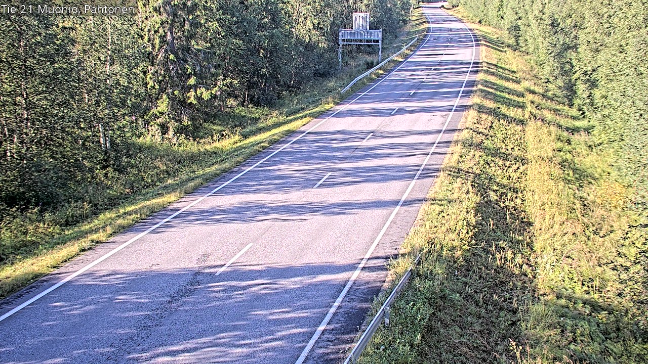 Weather Camera Image Road 21 Muonio Pahtonen, Muonio, Lappi