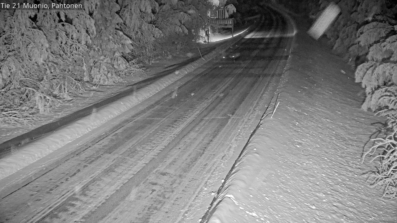 Weather Camera Image Väg 21 Muonio Pahtonen, Muonio, Lappi
