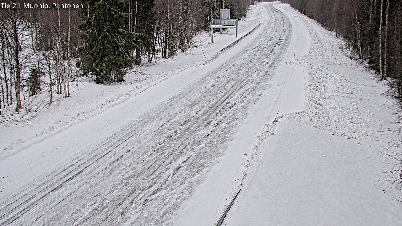 Kelikamerat Kuva Tie 21 Muonio Pahtonen, Muonio, Lappi