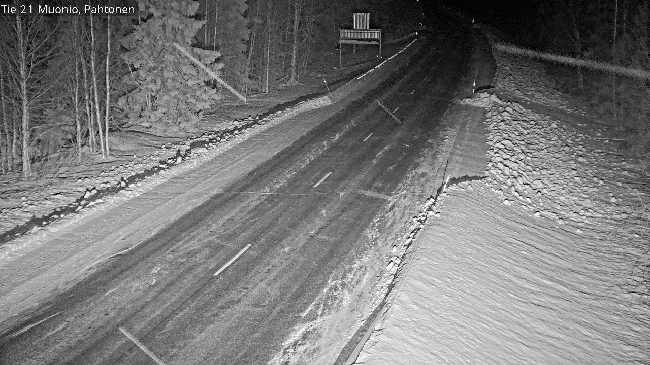 Kelikamerat Kuva Tie 21 Muonio Pahtonen, Muonio, Lappi
