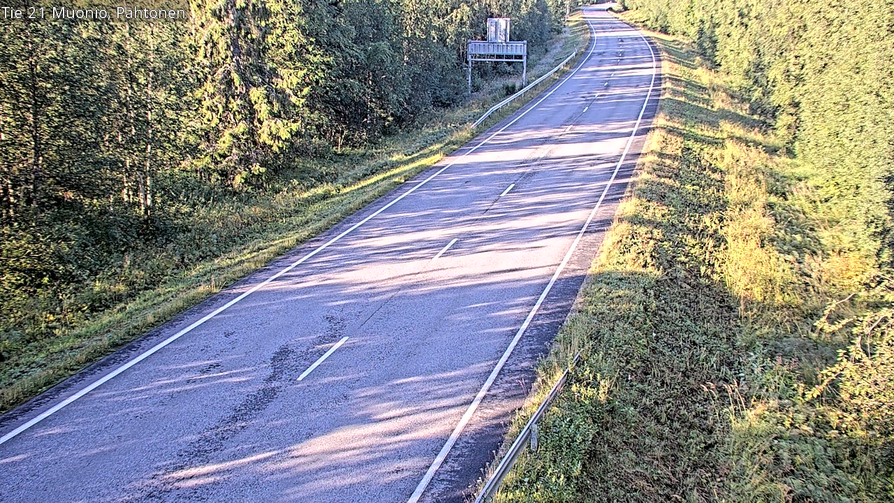 Weather Camera Image Road 21 Muonio Pahtonen, Muonio, Lappi