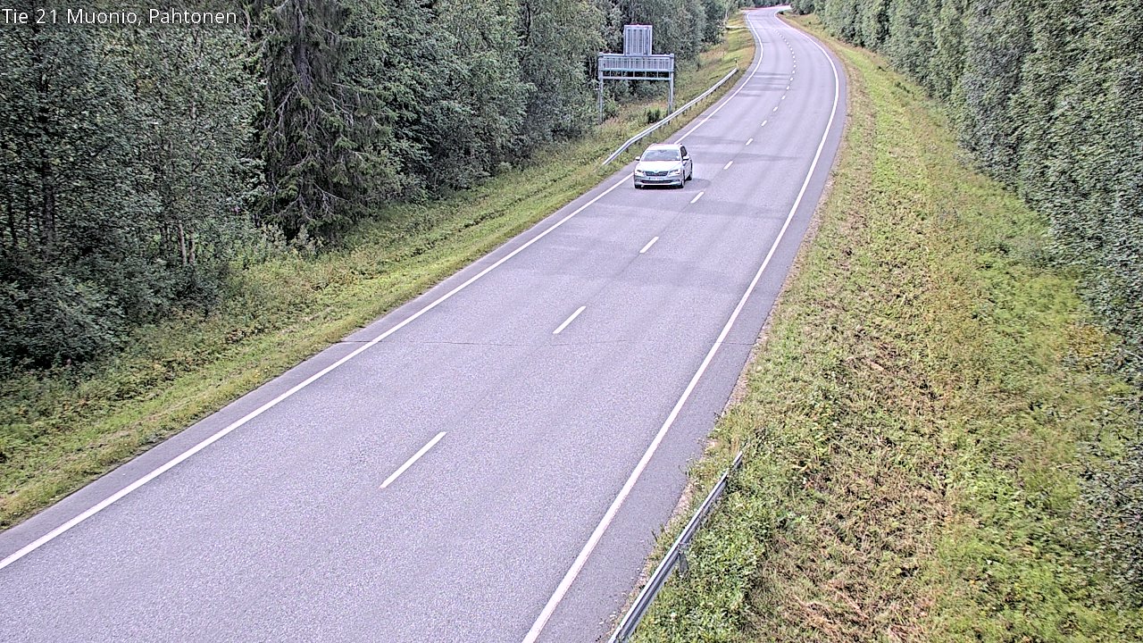 Weather Camera Image Road 21 Muonio Pahtonen, Muonio, Lappi