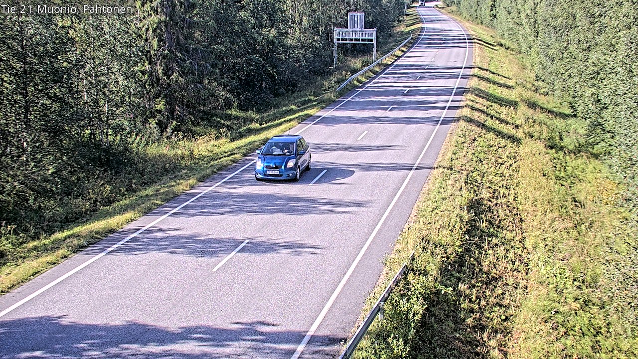Weather Camera Image Road 21 Muonio Pahtonen, Muonio, Lappi