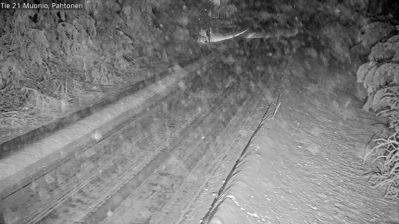 Weather Camera Image Road 21 Muonio Pahtonen, Muonio, Lappi