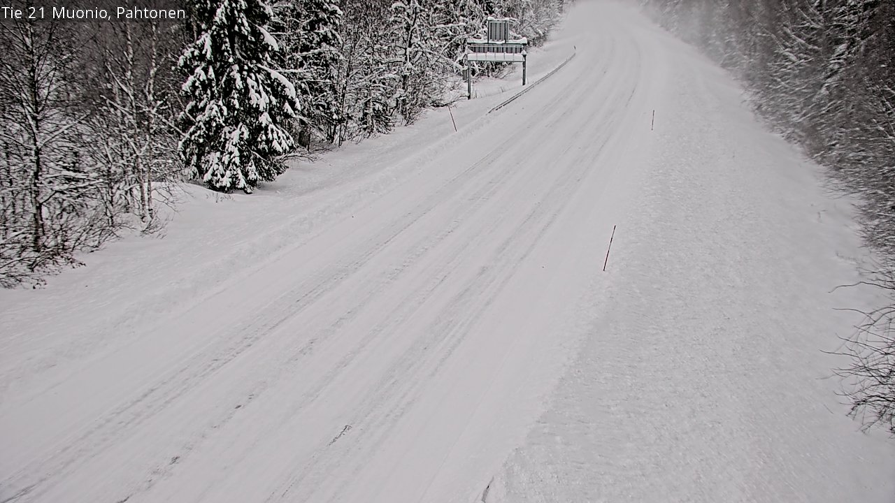 Kelikamerat Kuva Tie 21 Muonio Pahtonen, Muonio, Lappi