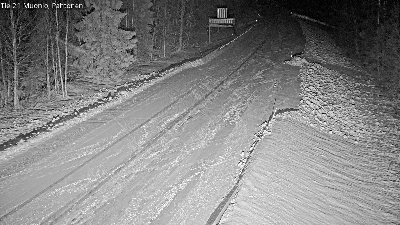 Kelikamerat Kuva Tie 21 Muonio Pahtonen, Muonio, Lappi