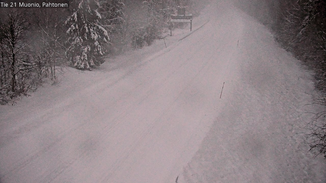 Kelikamerat Kuva Tie 21 Muonio Pahtonen, Muonio, Lappi