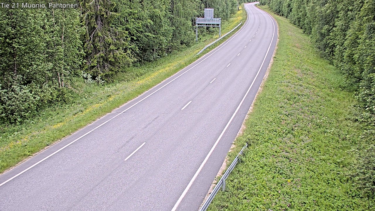 Kelikamerat Kuva Tie 21 Muonio Pahtonen, Muonio, Lappi