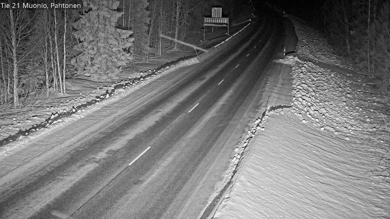 Kelikamerat Kuva Tie 21 Muonio Pahtonen, Muonio, Lappi