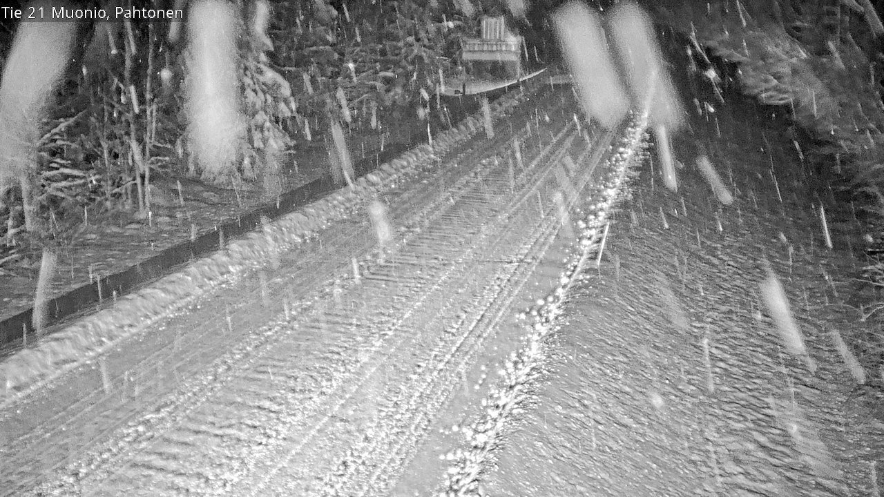 Weather Camera Image Road 21 Muonio Pahtonen, Muonio, Lappi