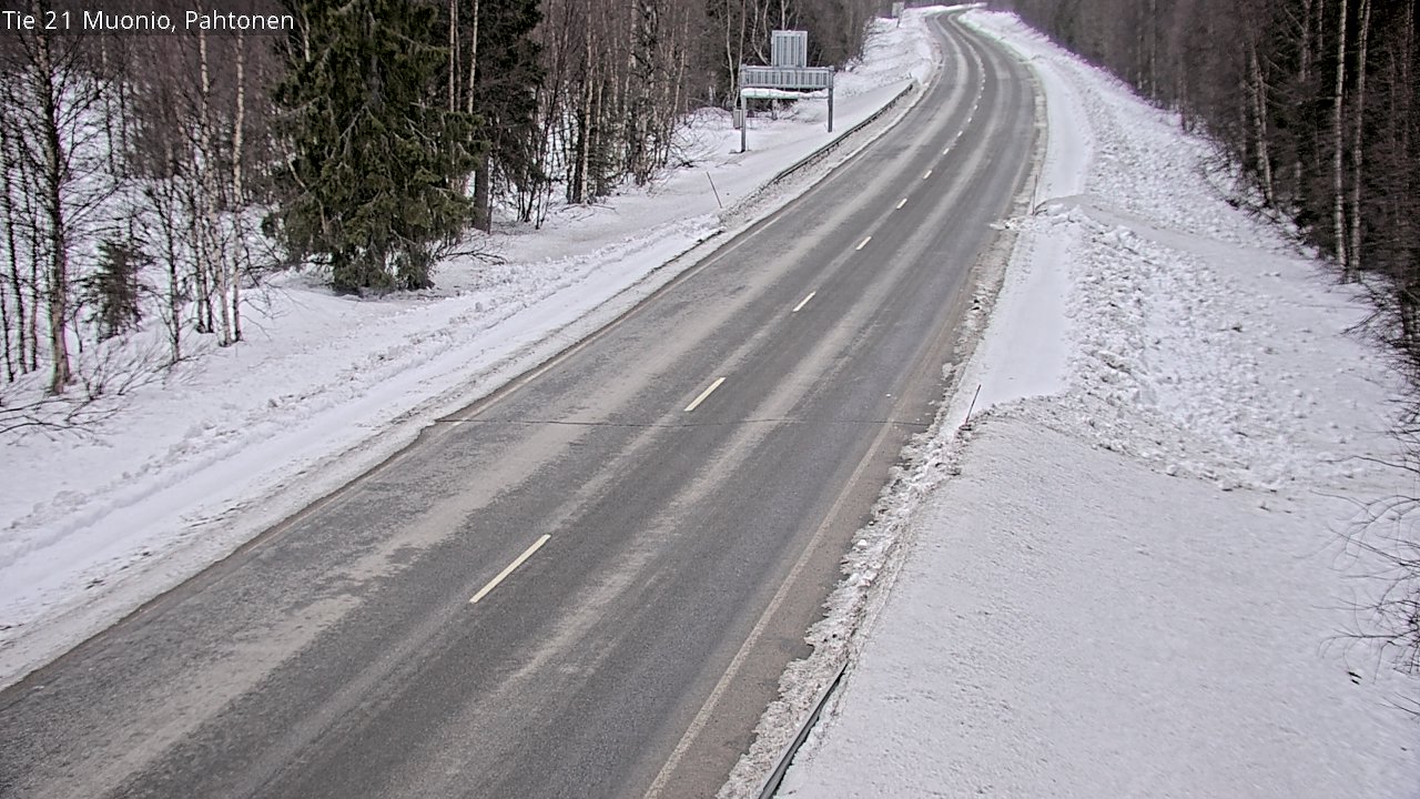 Kelikamerat Kuva Tie 21 Muonio Pahtonen, Muonio, Lappi