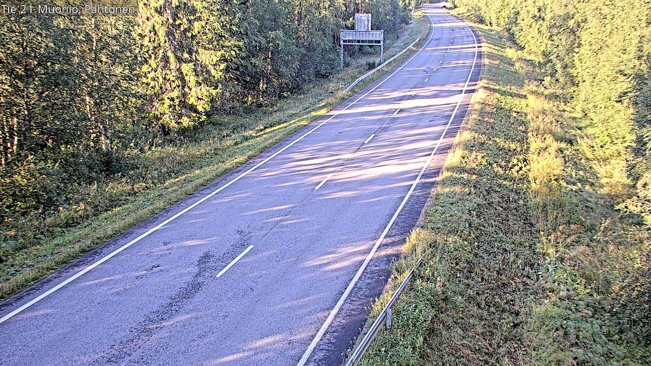 Weather Camera Image Road 21 Muonio Pahtonen, Muonio, Lappi