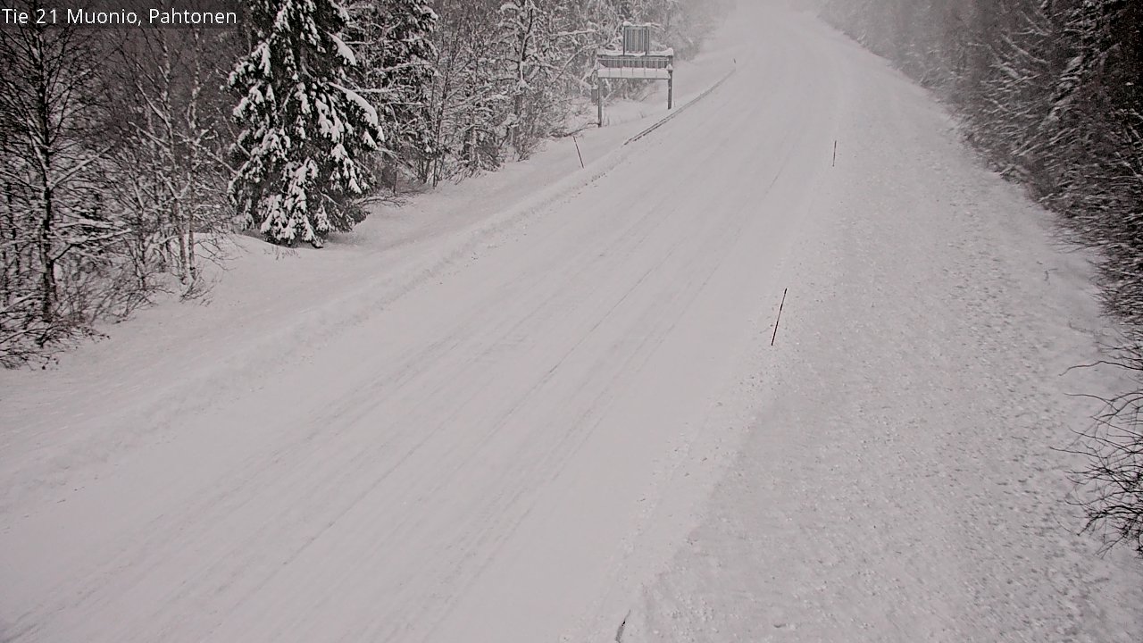 Kelikamerat Kuva Tie 21 Muonio Pahtonen, Muonio, Lappi
