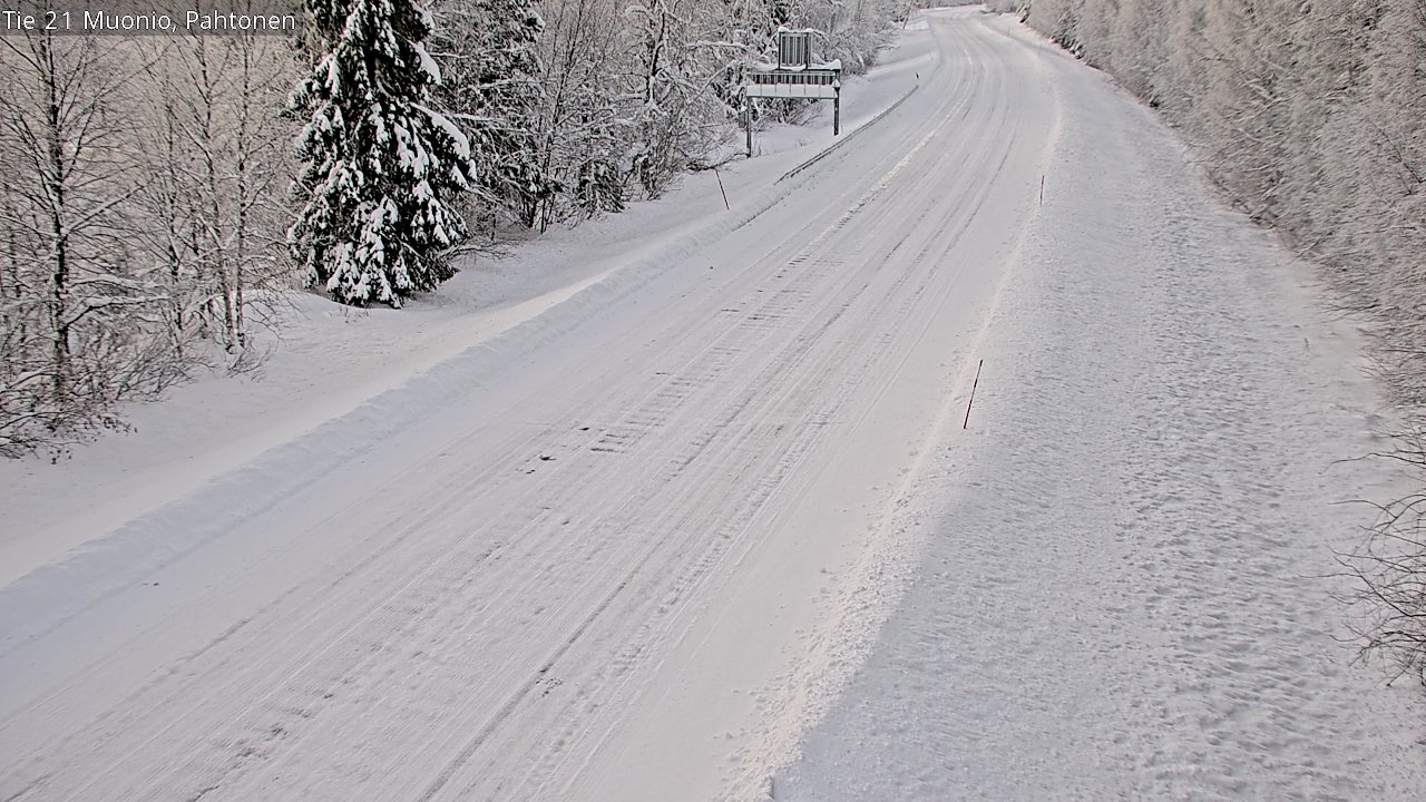 Weather Camera Image Road 21 Muonio Pahtonen, Muonio, Lappi