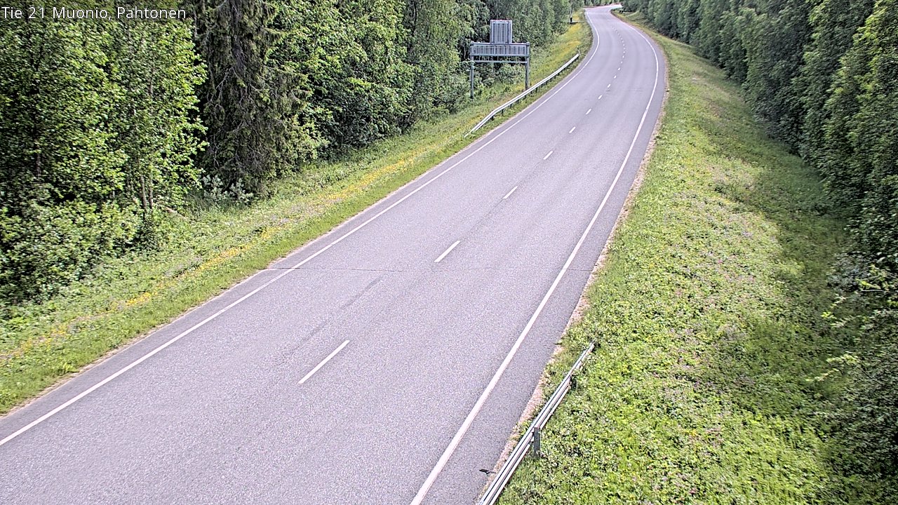 Kelikamerat Kuva Tie 21 Muonio Pahtonen, Muonio, Lappi