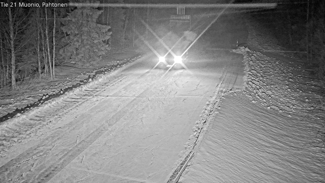 Kelikamerat Kuva Tie 21 Muonio Pahtonen, Muonio, Lappi