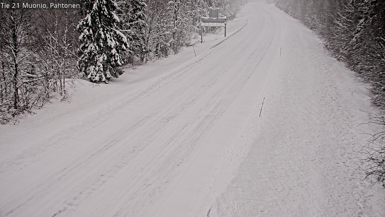 Kelikamerat Kuva Tie 21 Muonio Pahtonen, Muonio, Lappi