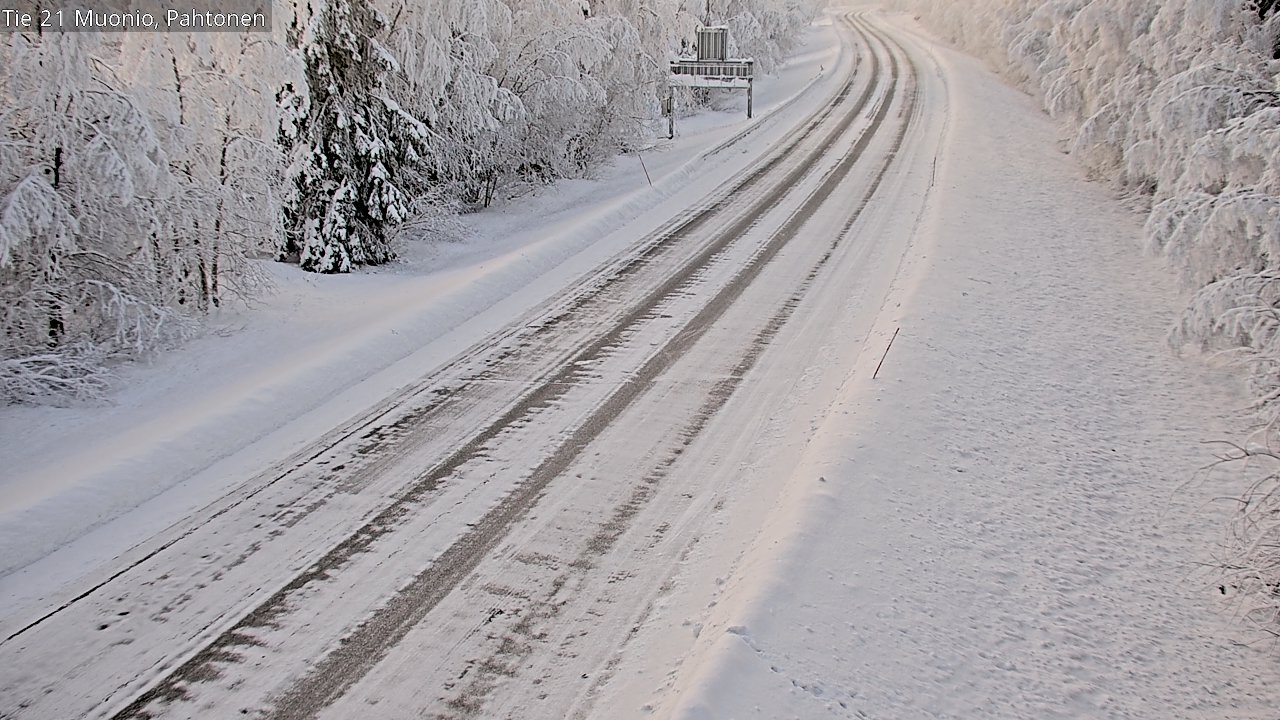 Kelikamerat Kuva Tie 21 Muonio Pahtonen, Muonio, Lappi