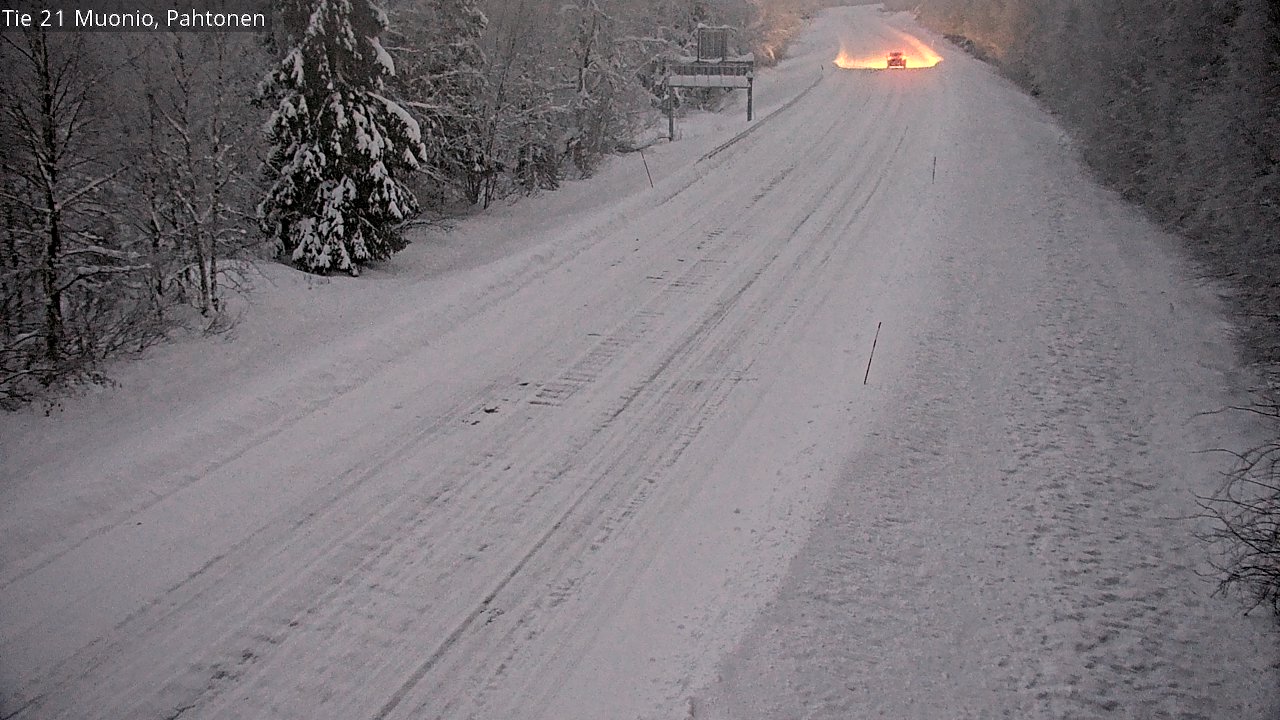 Weather Camera Image Väg 21 Muonio Pahtonen, Muonio, Lappi