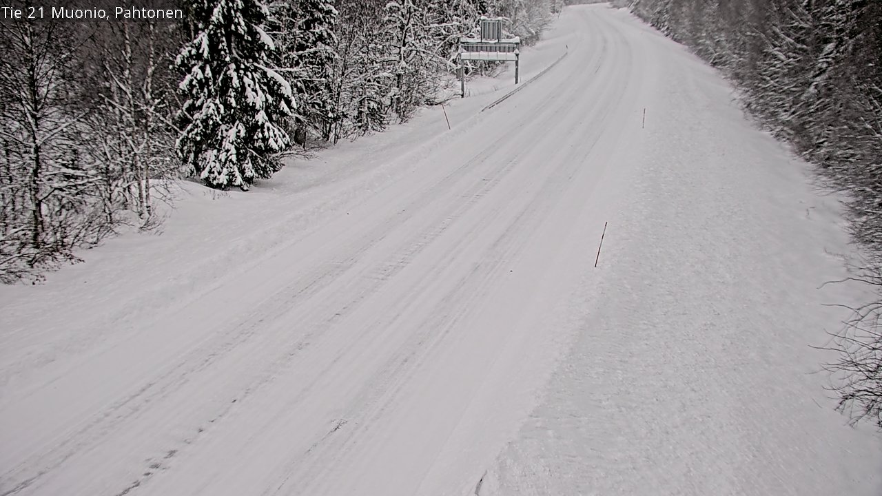 Kelikamerat Kuva Tie 21 Muonio Pahtonen, Muonio, Lappi
