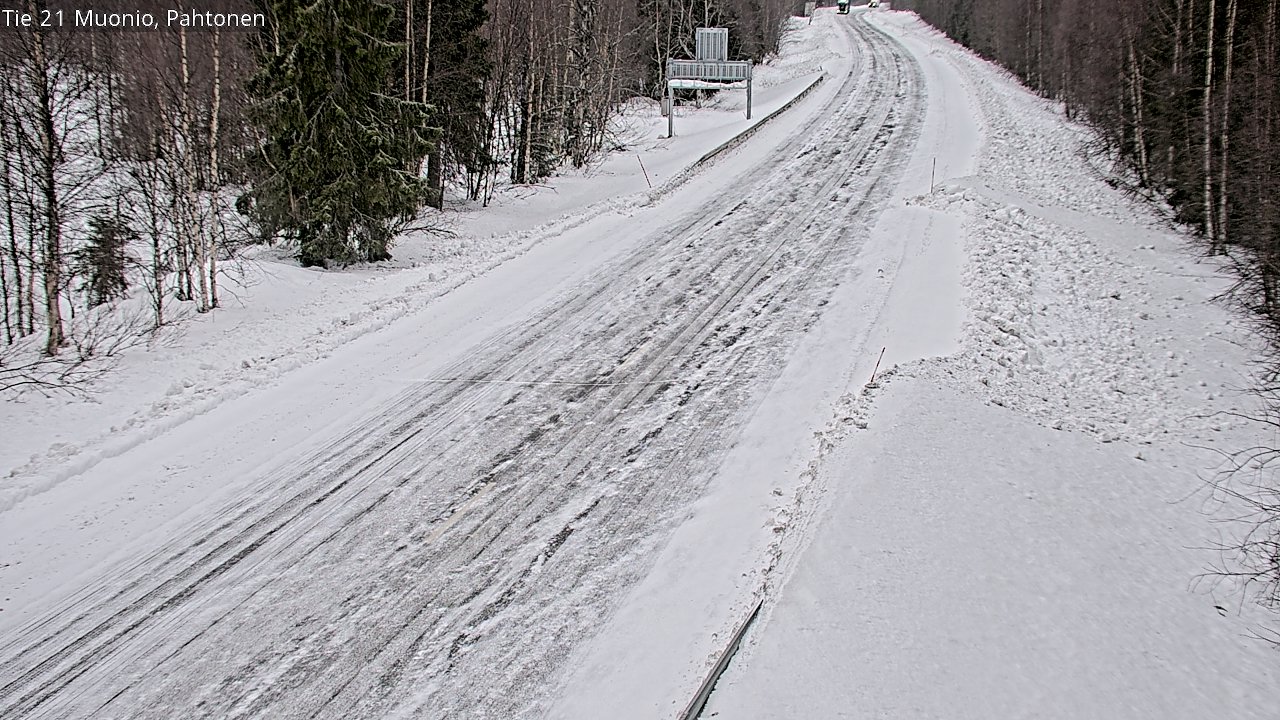 Kelikamerat Kuva Tie 21 Muonio Pahtonen, Muonio, Lappi