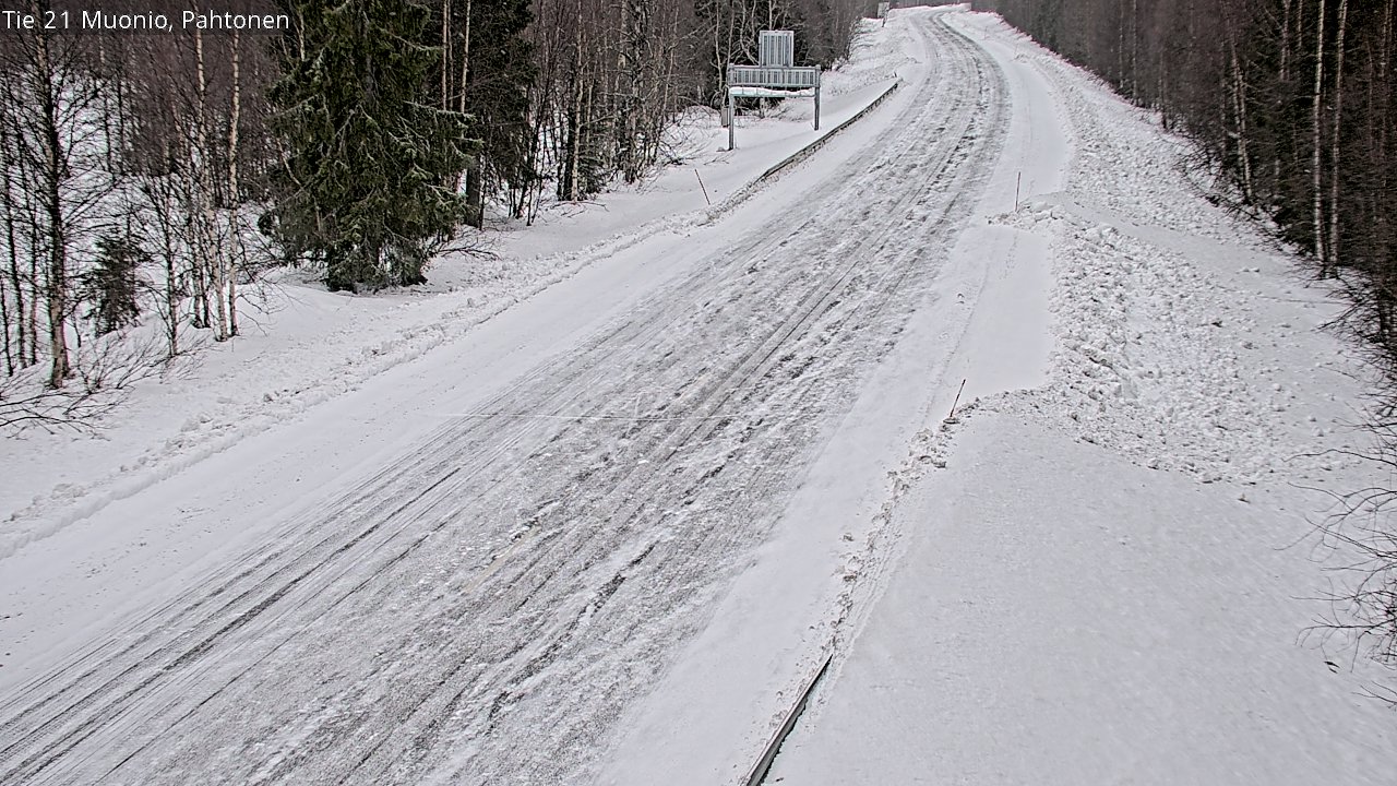 Kelikamerat Kuva Tie 21 Muonio Pahtonen, Muonio, Lappi