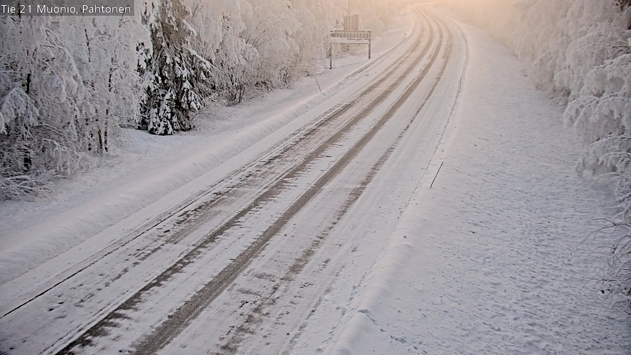 Kelikamerat Kuva Tie 21 Muonio Pahtonen, Muonio, Lappi