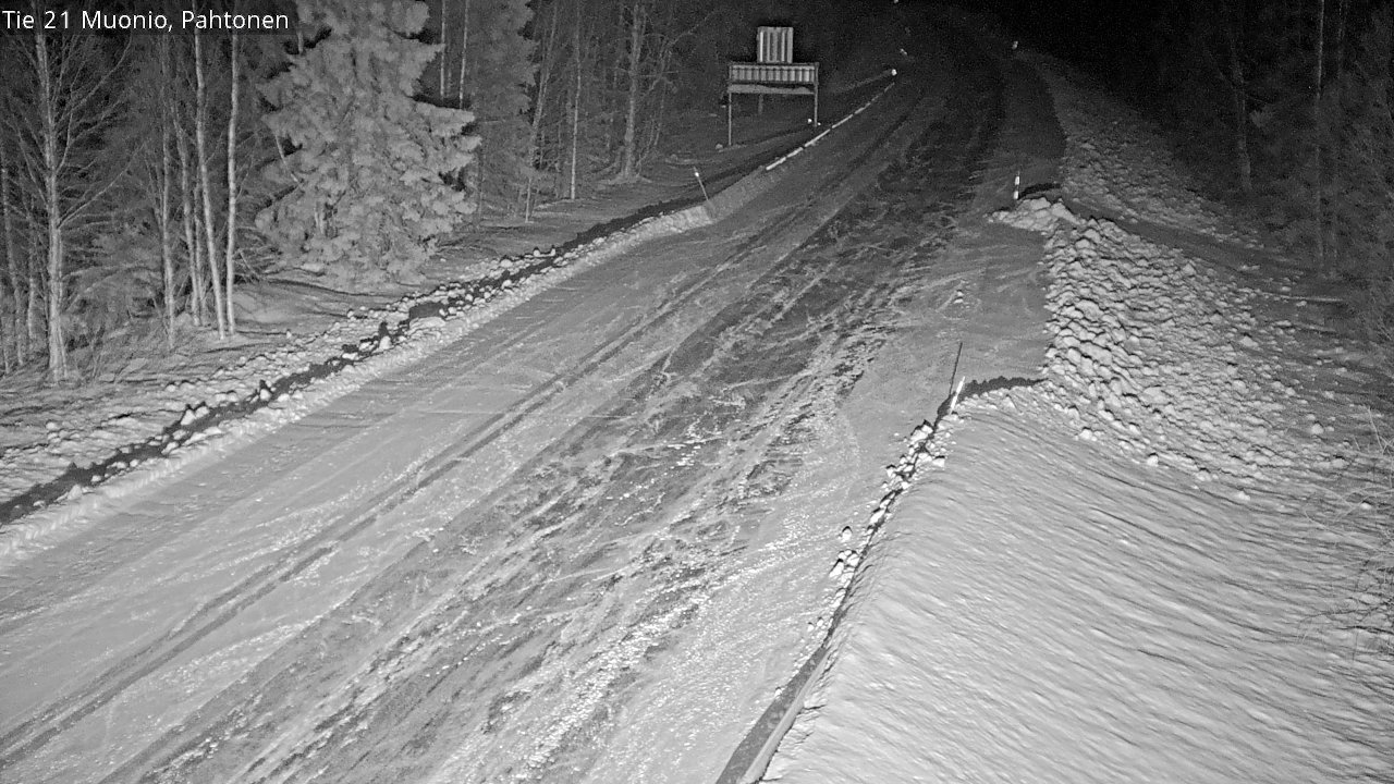 Kelikamerat Kuva Tie 21 Muonio Pahtonen, Muonio, Lappi