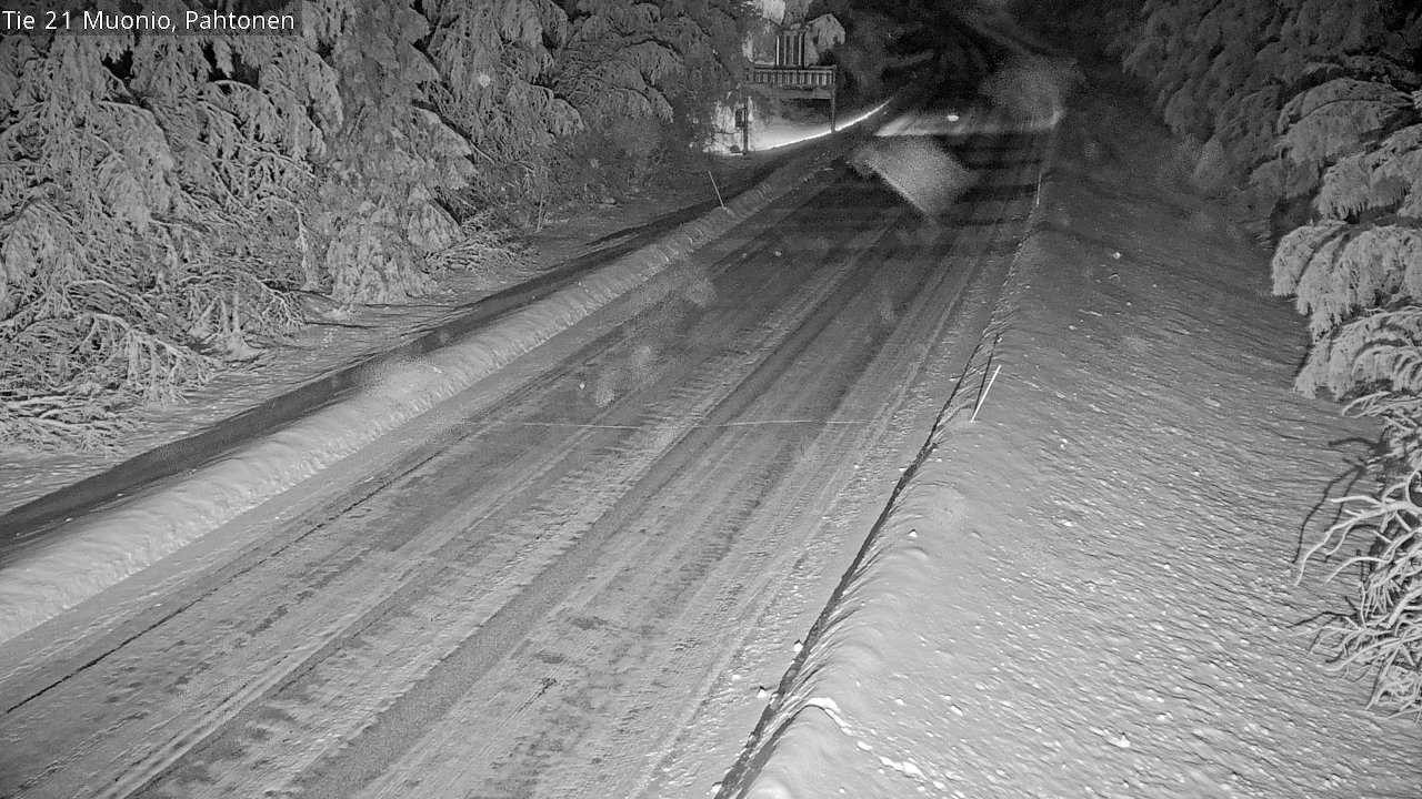 Weather Camera Image Road 21 Muonio Pahtonen, Muonio, Lappi