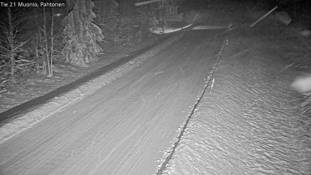 Weather Camera Image Road 21 Muonio Pahtonen, Muonio, Lappi