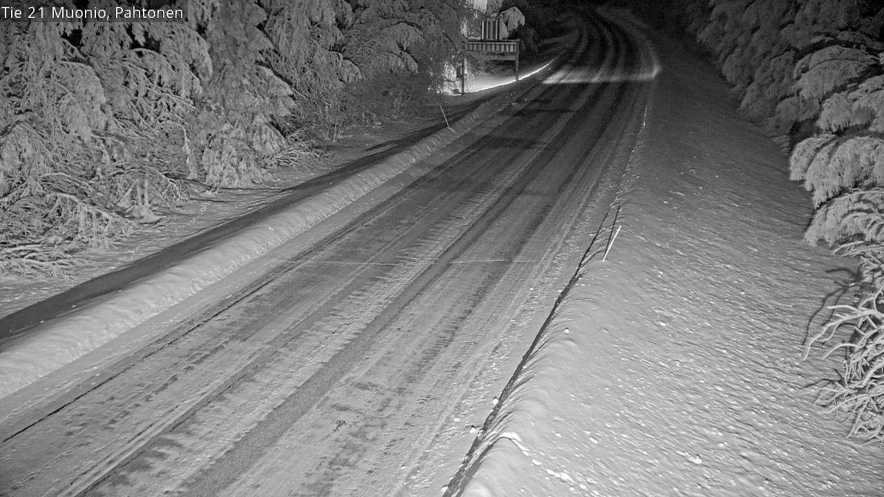 Kelikamerat Kuva Tie 21 Muonio Pahtonen, Muonio, Lappi