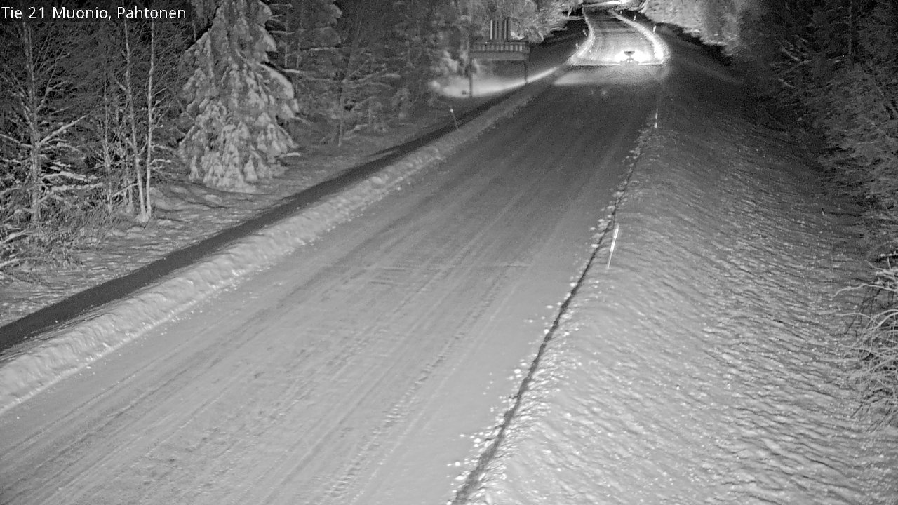 Weather Camera Image Road 21 Muonio Pahtonen, Muonio, Lappi