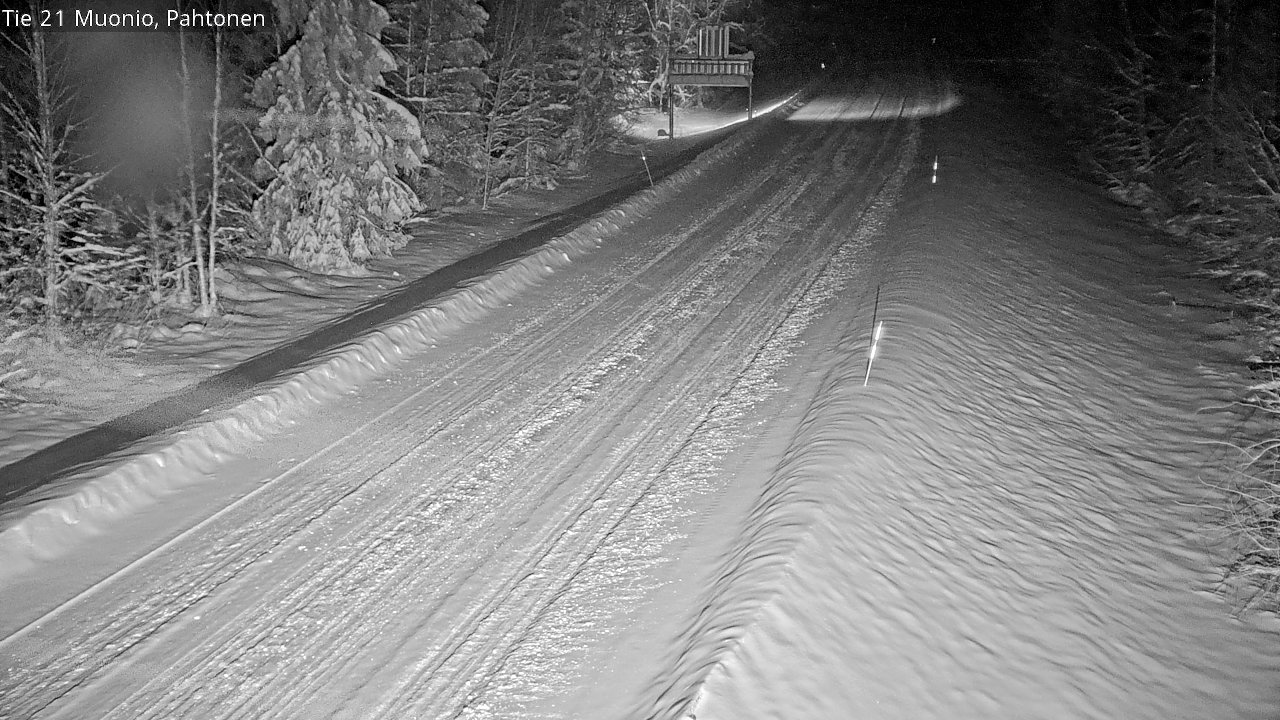 Kelikamerat Kuva Tie 21 Muonio Pahtonen, Muonio, Lappi