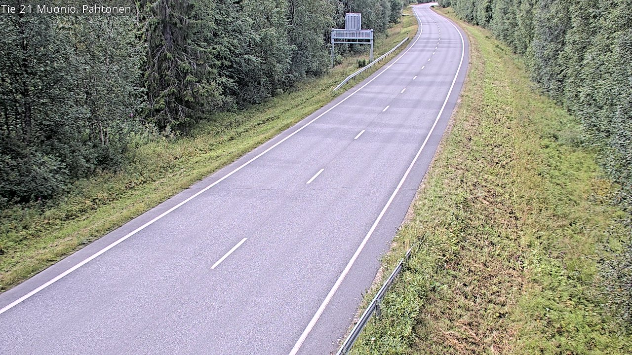 Weather Camera Image Road 21 Muonio Pahtonen, Muonio, Lappi