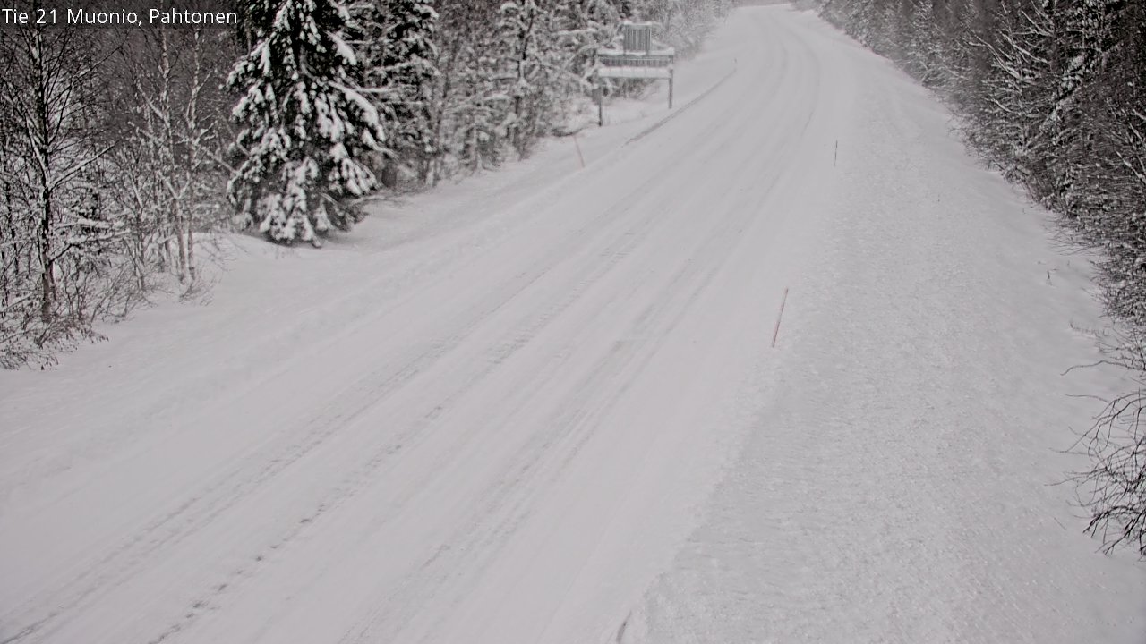 Kelikamerat Kuva Tie 21 Muonio Pahtonen, Muonio, Lappi