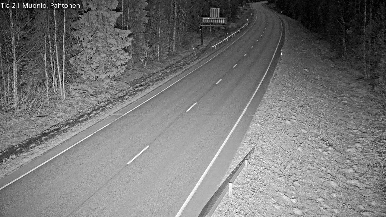 Weather Camera Image Road 21 Muonio Pahtonen, Muonio, Lappi