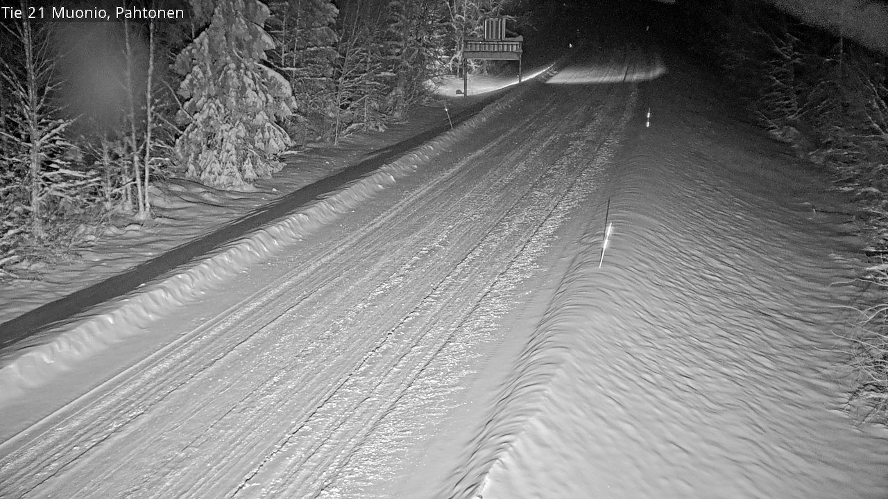 Kelikamerat Kuva Tie 21 Muonio Pahtonen, Muonio, Lappi