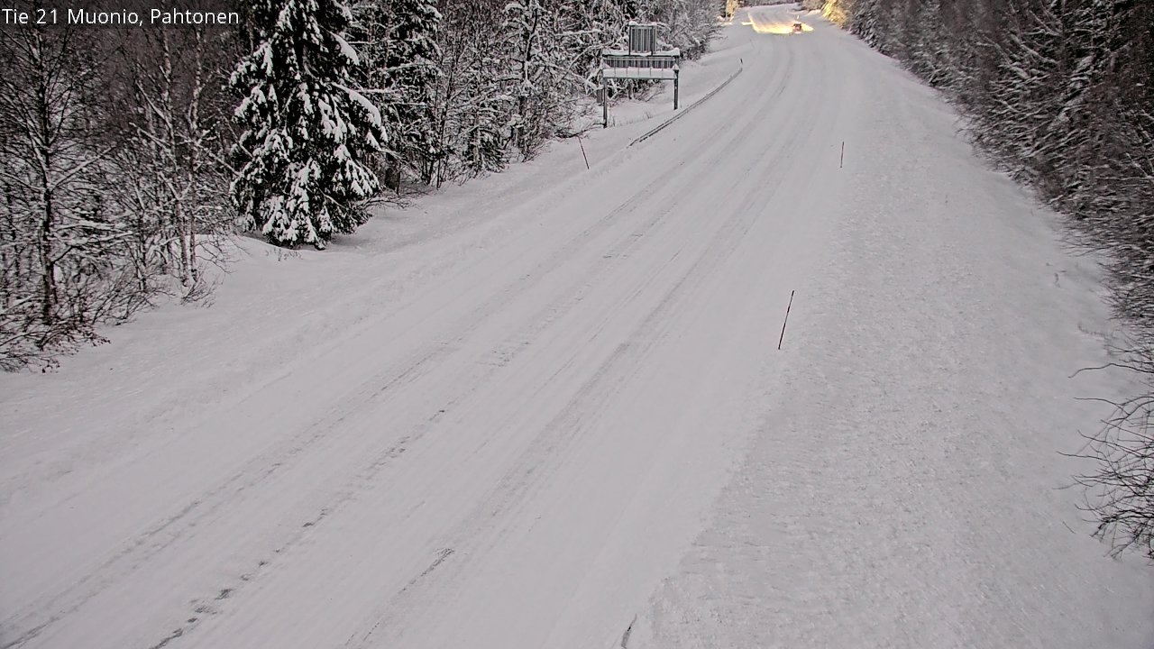 Kelikamerat Kuva Tie 21 Muonio Pahtonen, Muonio, Lappi
