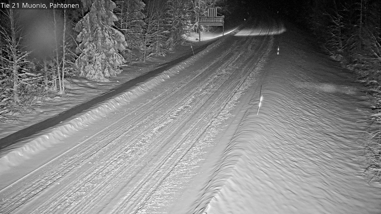 Kelikamerat Kuva Tie 21 Muonio Pahtonen, Muonio, Lappi