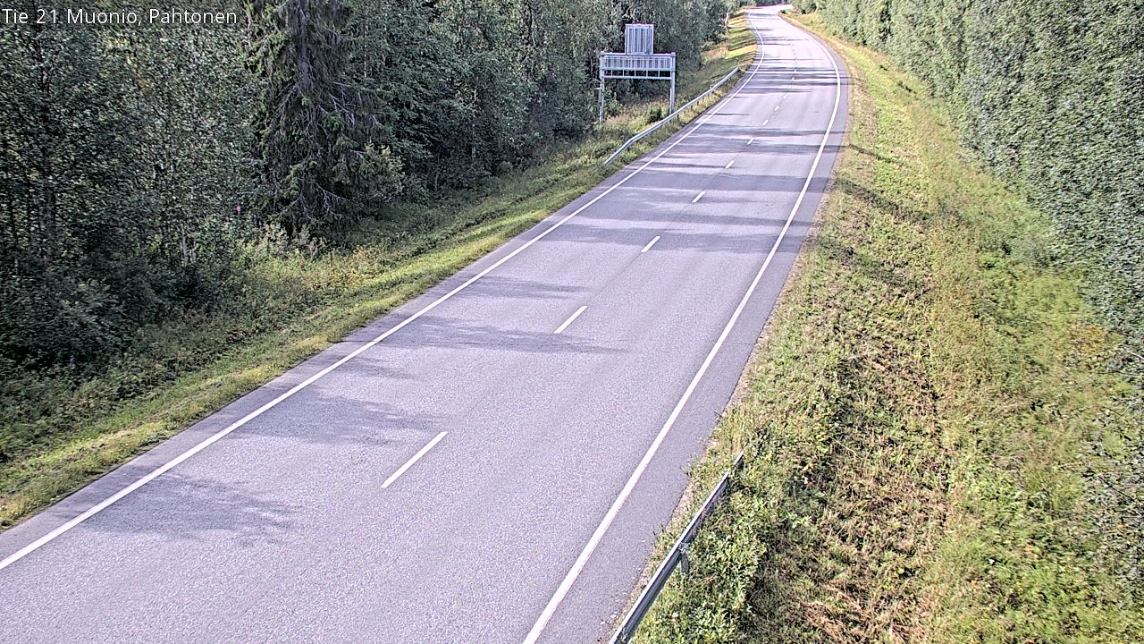 Weather Camera Image Road 21 Muonio Pahtonen, Muonio, Lappi