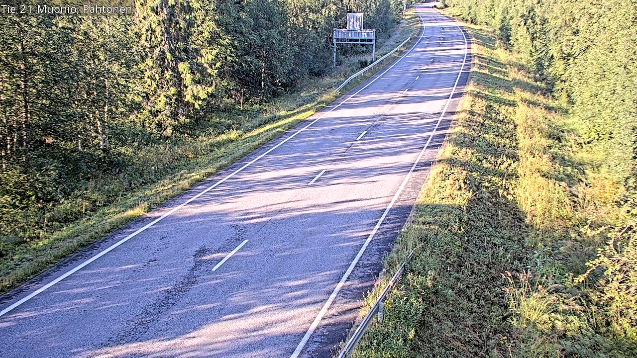 Weather Camera Image Road 21 Muonio Pahtonen, Muonio, Lappi