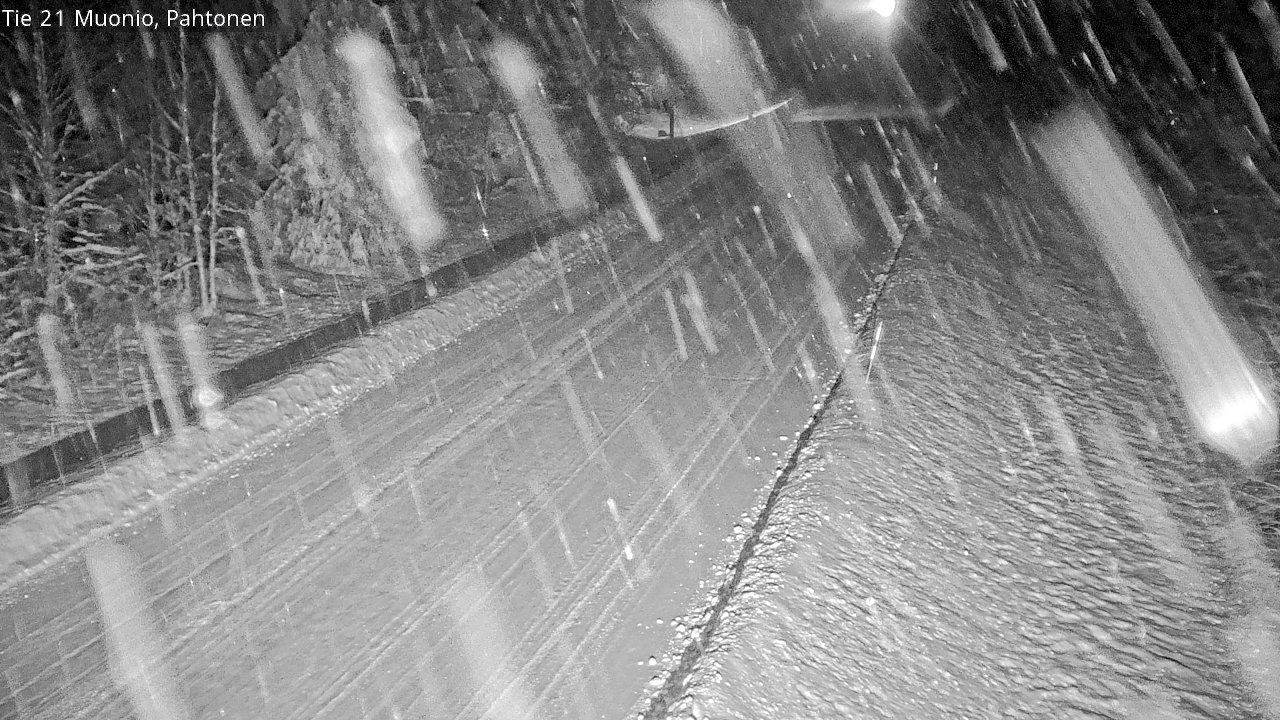 Weather Camera Image Road 21 Muonio Pahtonen, Muonio, Lappi