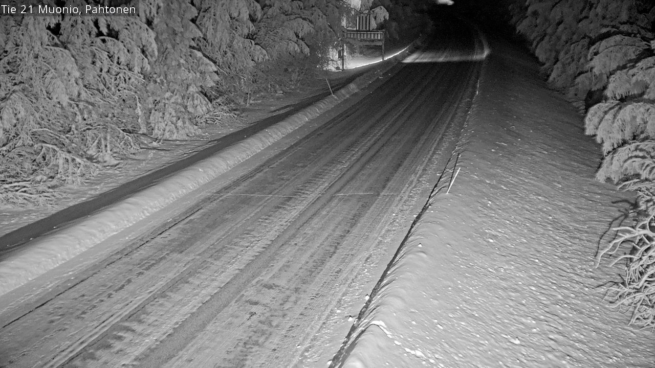 Kelikamerat Kuva Tie 21 Muonio Pahtonen, Muonio, Lappi