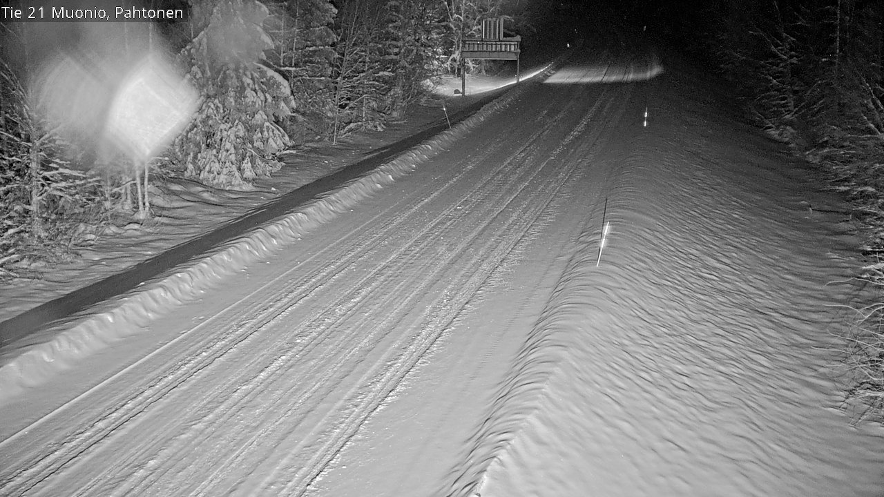 Kelikamerat Kuva Tie 21 Muonio Pahtonen, Muonio, Lappi