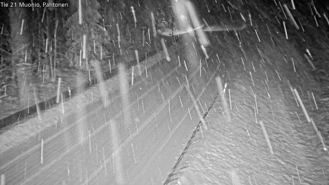 Weather Camera Image Road 21 Muonio Pahtonen, Muonio, Lappi