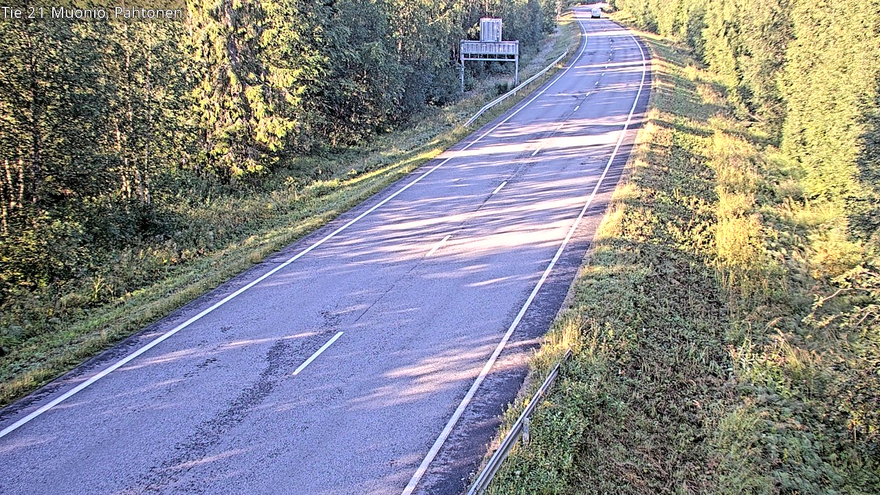 Weather Camera Image Road 21 Muonio Pahtonen, Muonio, Lappi