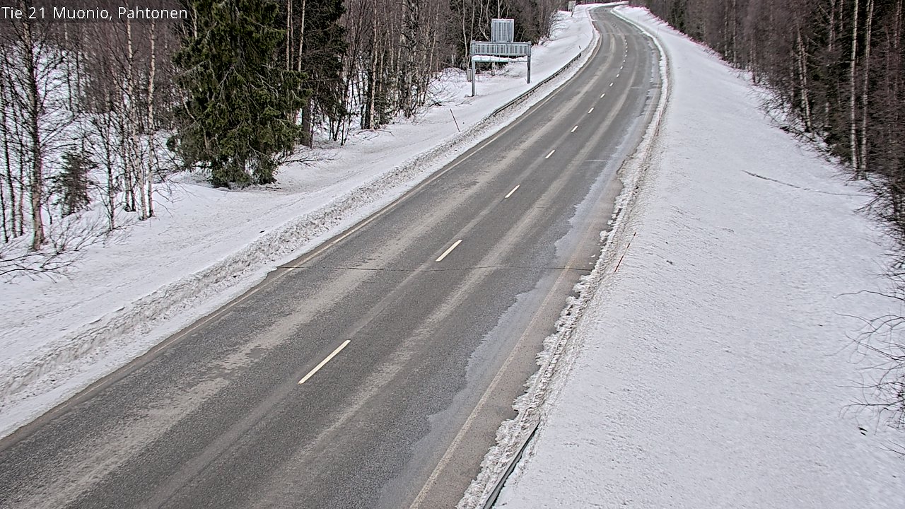 Kelikamerat Kuva Tie 21 Muonio Pahtonen, Muonio, Lappi