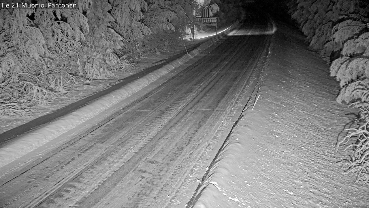 Kelikamerat Kuva Tie 21 Muonio Pahtonen, Muonio, Lappi