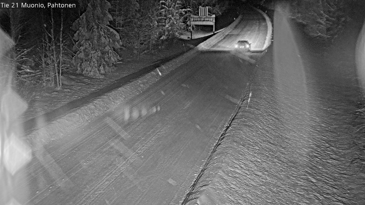 Weather Camera Image Road 21 Muonio Pahtonen, Muonio, Lappi