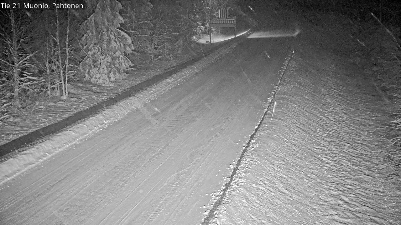 Weather Camera Image Road 21 Muonio Pahtonen, Muonio, Lappi